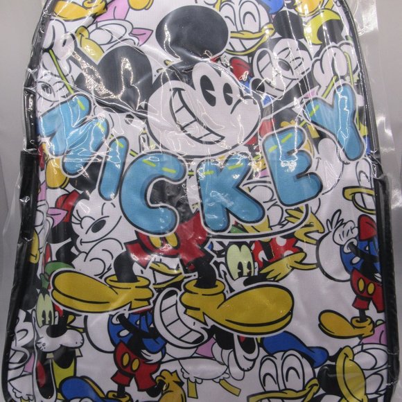 MICKEY MOUSE BACKPACK DAYPACK LAPTOP HIKING ANIME 16X10" NEW SEALED #778 - Picture 1 of 2